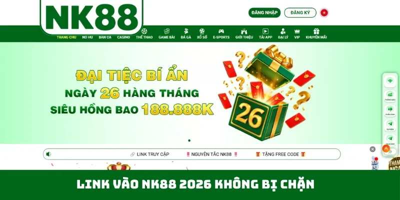 Link vào NK88 2026 không bị chặn