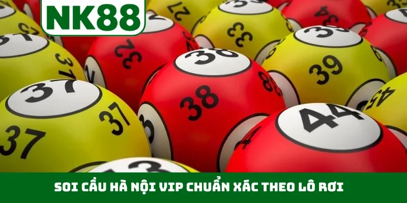Soi cầu Hà Nội VIP chuẩn xác theo lô rơi