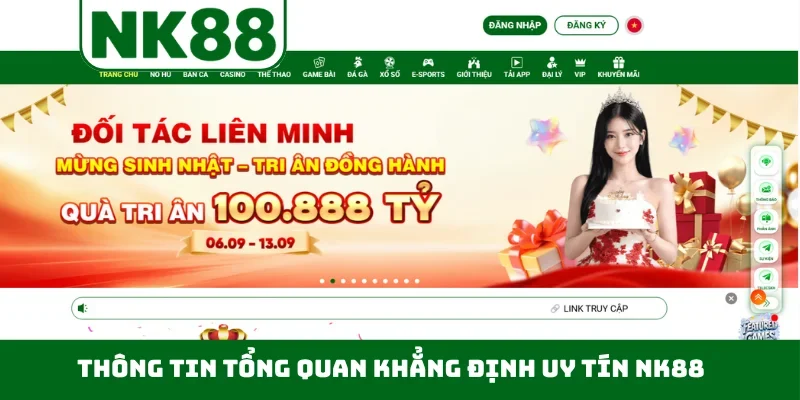 Thông tin tổng quan khẳng định uy tín NK88